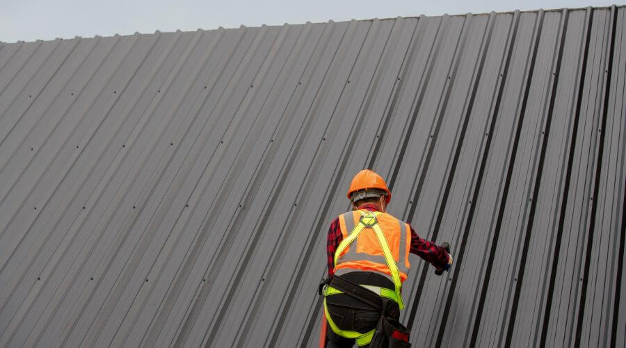 Professional metal roof installation services in Morocco, IN